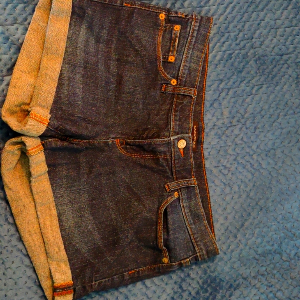 Denim shorts